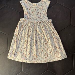 Rylee + Cru Cream Floral Kids Dress